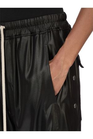 Pantaloni larghi in jersey nero lucido RICK OWENS DRKSHDW | DS01F4336JL09